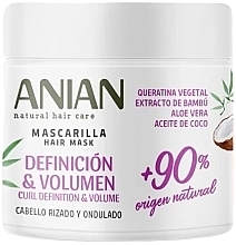 Kup Maska do włosów - Anian Natural Definition & Volume Hair Mask