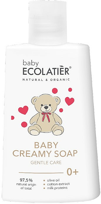 Kremowe mydło dla dzieci - Ecolatier Baby Creamy Soap — Zdjęcie N1