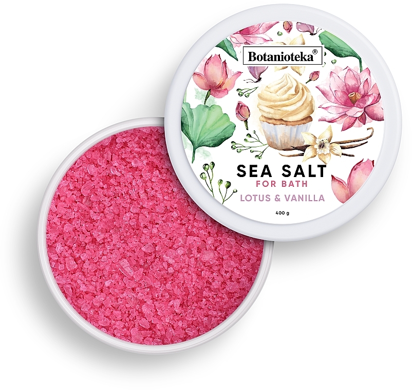 Sól do kąpieli Lotos i wanilia - Botanioteka Lotus & Vanilla Bath Salt