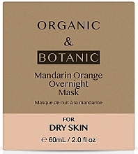 Maska na noc do skóry suchej - Organic & Botanic Mandarin Orange Overnight Mask — Zdjęcie N3