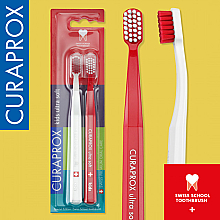 Zestaw szczoteczek do zębów, bardzo miękkie - Curaprox Kids Swiss School Toothbrush — Zdjęcie N3