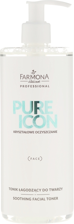Łagodzący tonik do twarzy - Farmona Professional Pure Icon Kryształowe oczyszczanie