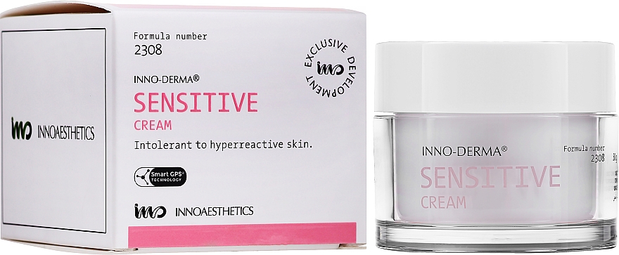 Nawilżający krem dla skóry wrażliwej - Innoaesthetics Inno-Derma Sensitive Cream — Zdjęcie N2