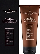 Emulsja przed, do i po goleniu - Philip Martins Free Shave 3 in 1 Shaving Emulsion — Zdjęcie N2