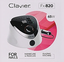 Frez do manicure i pedicure - Clavier FX 820 65W White — Zdjęcie N1
