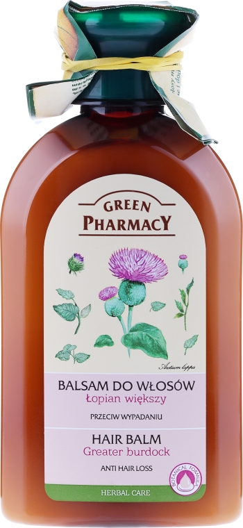 Balsam przeciw wypadaniu włosów Olejek łopianowy - Green Pharmacy Hair Care Burdock Oil — Zdjęcie N1