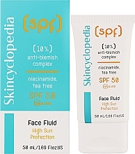 Fluid do twarzy przeciw wysypce - Skincyclopedia Face Fluid SPF50 — Zdjęcie N2