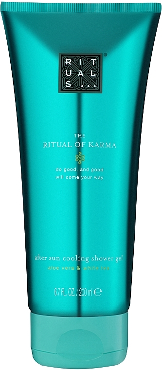 Chłodzący żel pod prysznic po opalaniu - Rituals The Ritual of Karma After Sun Cooling Shower Gel 
