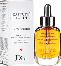 Rozświetlające serum przeciwstarzeniowe do twarzy - Christian Dior Capture Youth Glow Booster Age-Delay Illuminating Serum — Zdjęcie N1