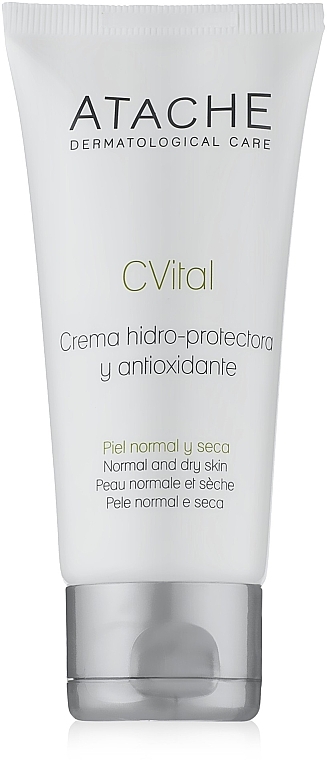 Krem hydroprotekcyjny i antyoksydacyjny do skóry normalnej i mieszanej - Atache C Vital Cream Normal & Dry Skin — Zdjęcie N2