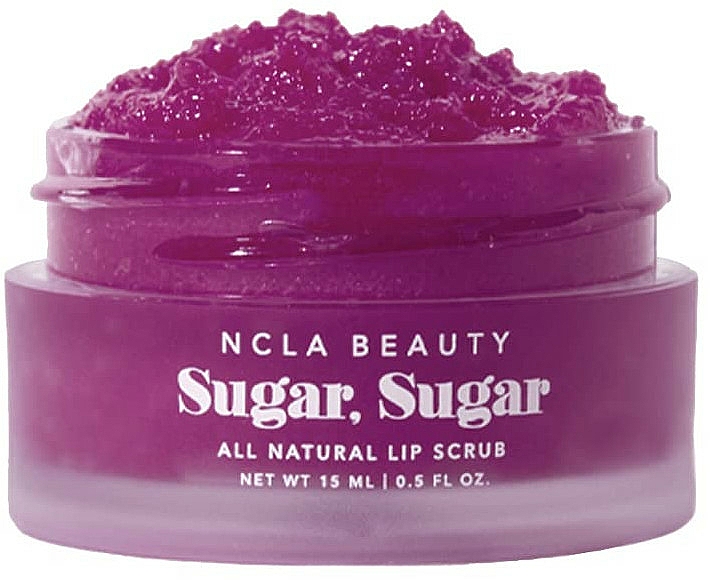 Peeling do ust Wiśnia - NCLA Beauty Sugar, Sugar Black Cherry Lip Scrub — Zdjęcie N1