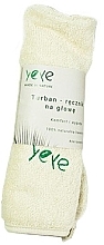 Kup Turban ręcznik do suszenia włosów, gramatura bawełny 350 g, ecru - Yeye