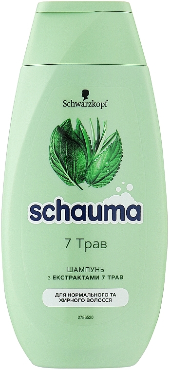 Szampon do włosów przetłuszczających się i normalnych - Schauma 7 Herbs Freshness