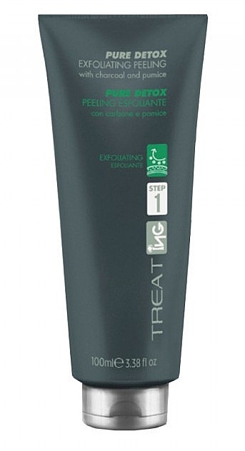 Peeling węglowy do oczyszczania skóry głowy - ING Professional Treating Pure Detox Exfoliating Peeling Step 1 — Zdjęcie N1