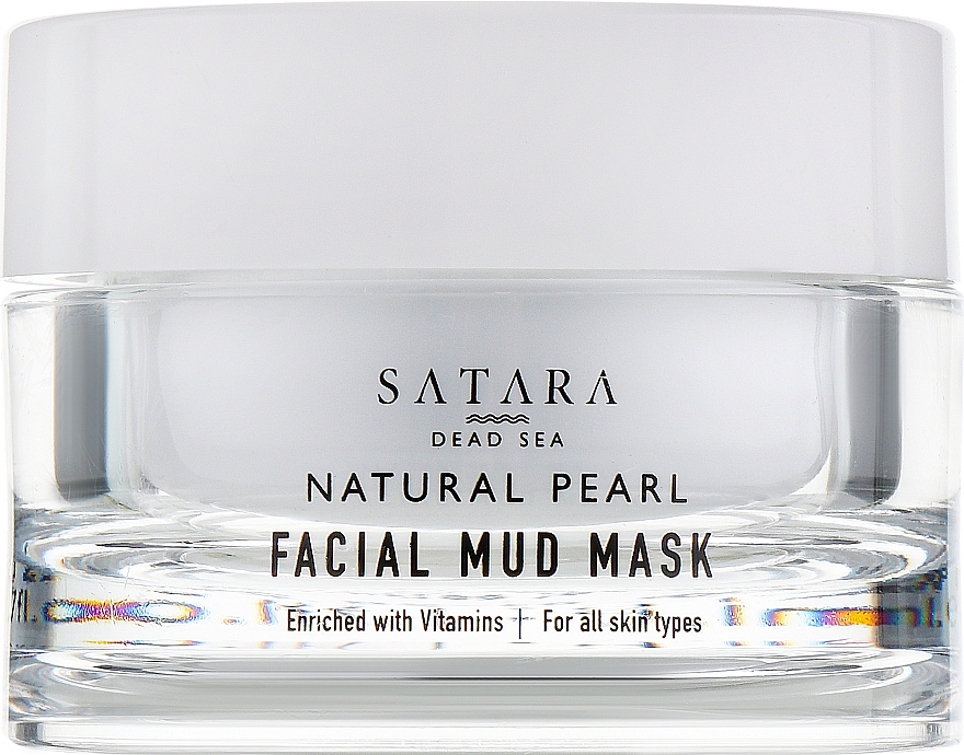 Maska błotna na bazie błota, minerałów i soli z Morza Martwego - Satara Natural Pearl Facial Mud Mask — Zdjęcie N2