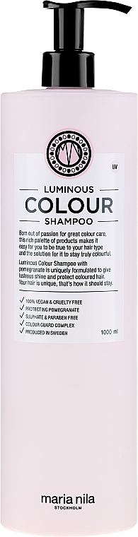 PRZECENA! Szampon do włosów farbowanych - Maria Nila Luminous Color Shampoo * — Zdjęcie N5