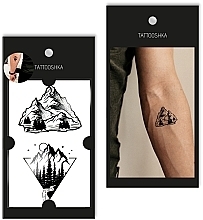 Kup Tymczasowy tatuaż Chcę jechać w góry - Tattooshka