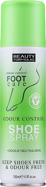 Dezodorant do butów - Beauty Formulas Shoe Odour Control Spray — Zdjęcie N1