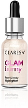 Kup Płynny rozświetlacz do twarzy i ciała - Claresa Glam Bunny Face & Body Highlighter
