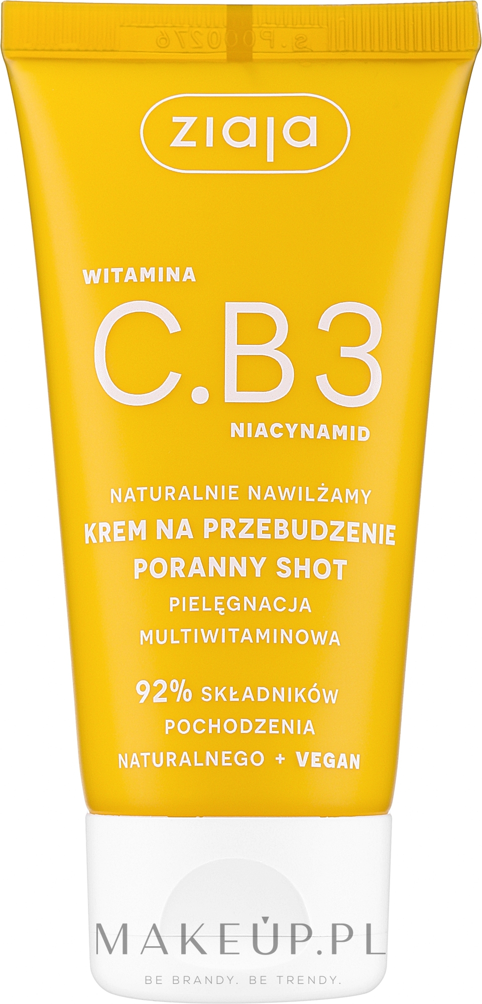 Krem na przebudzenie - Ziaja Vitamin C.B3 Niacinamide — Zdjęcie 50 ml