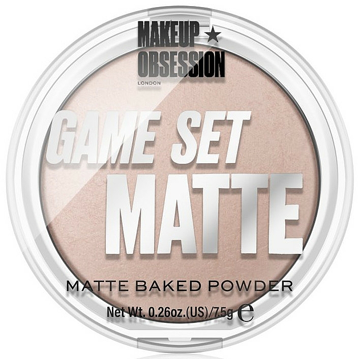 Matujący puder do twarzy - Makeup Obsession Game Set Matte