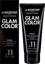 Balsam do siwych włosów - La Biosthetique Glam Color Toner Steel Gray.11 — Zdjęcie N2