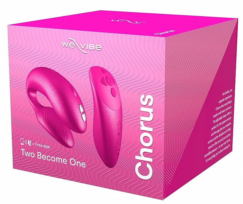 PRZECENA! Wibrator dla par z pilotem, różowy - We-Vibe Chorus Cosmic Pink * — Zdjęcie N1