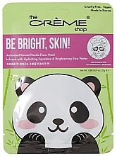 Maseczka do twarzy - The Creme Shop Be Bright Skin! Kawaii Mascarilla Panda — Zdjęcie N1