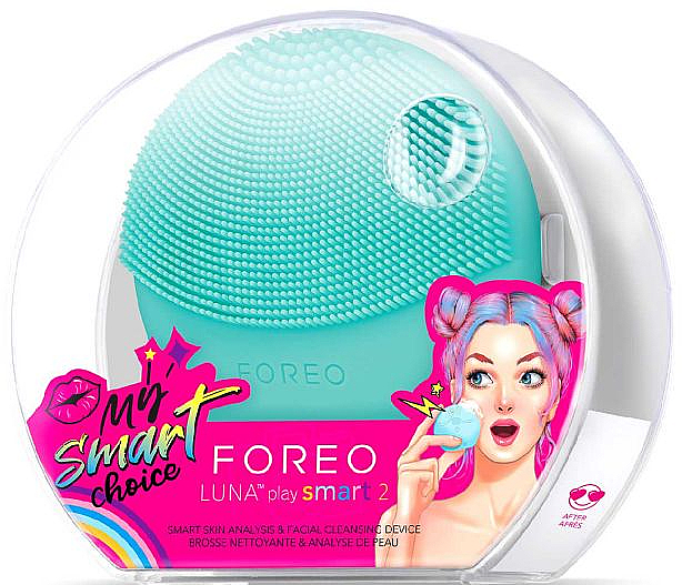 Szczoteczka do oczyszczania twarzy - Foreo Luna Play Smart 2 Mint for you! — Zdjęcie N3