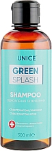 Naprawczy szampon do włosów - Unice Green Splash Shampoo — Zdjęcie N1