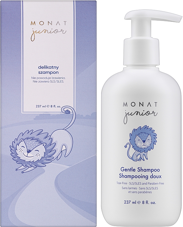Delikatny szampon do włosów dla dzieci - Monat Junior Gentle Shampoo — Zdjęcie N3
