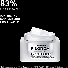 Multikorekcyjny krem przeciwzmarszczkowy do twarzy - Filorga Time-filler Night Cream — Zdjęcie N5