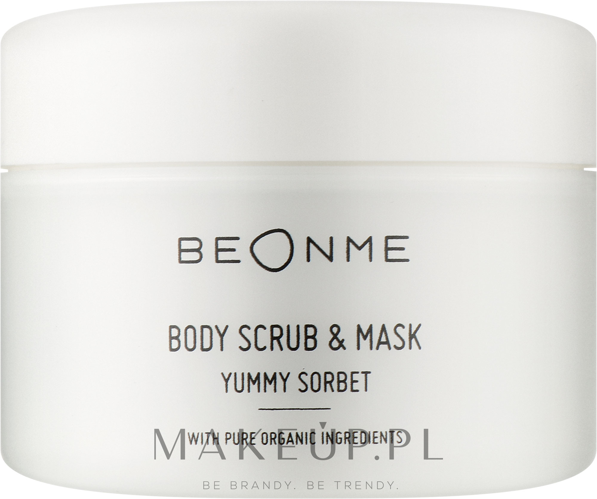 Peeling i maska do ciała - BeOnMe Body Scrub & Mask Yummy Sorbet — Zdjęcie 250 ml