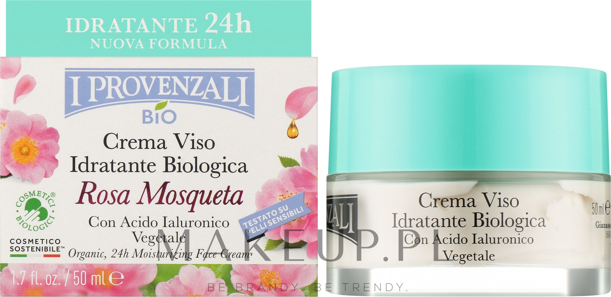 Krem do twarzy - I Provenzali Rosa Mosqueta Organic 24H Face Cream — Zdjęcie 50 ml