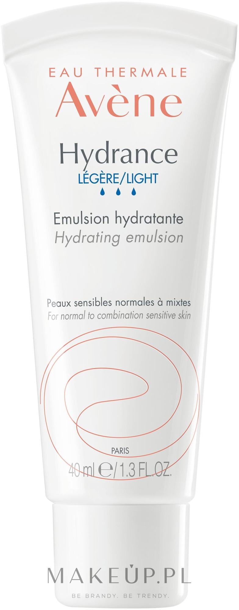 Lekka emulsja nawilżająca do twarzy - Avène Hydrance Hydrating Emulsion — Zdjęcie 40 ml