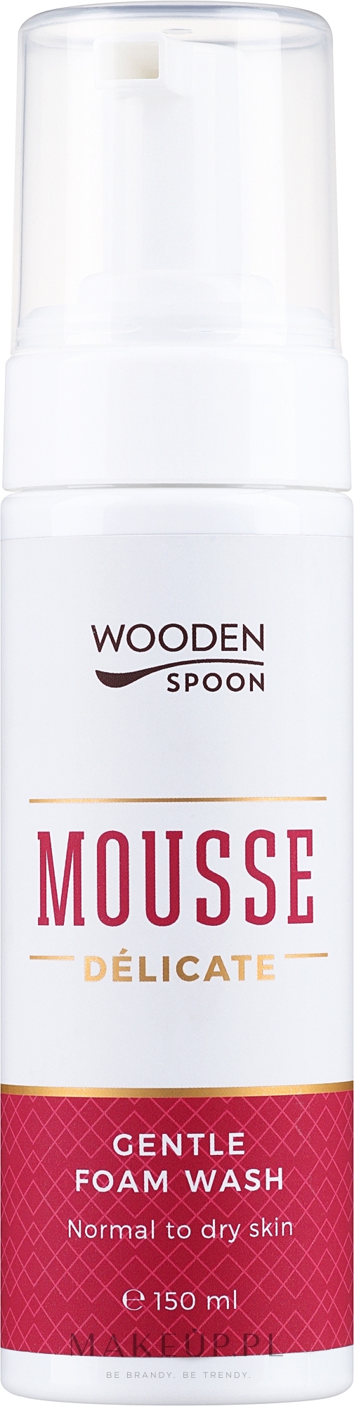 Pianka do mycia twarzy - Wooden Spoon Mousse Delicate Gentle Foam Wash — Zdjęcie 150 ml