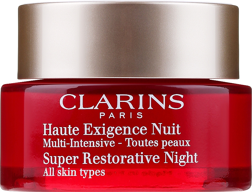 Intensywnie regenerujący krem na noc do każdego typu cery - Clarins Super Restorative Night All Skin Types — Zdjęcie N1
