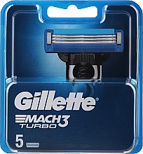 Wymienne ostrza do maszynki do golenia - Gillette Mach 3 Turbo 3D Motion — Zdjęcie N1