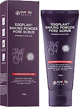 Peeling do twarzy z ekstraktem z bakłażana - Eyenlip Eggplant Baking Powder Pore Scrub — Zdjęcie N2