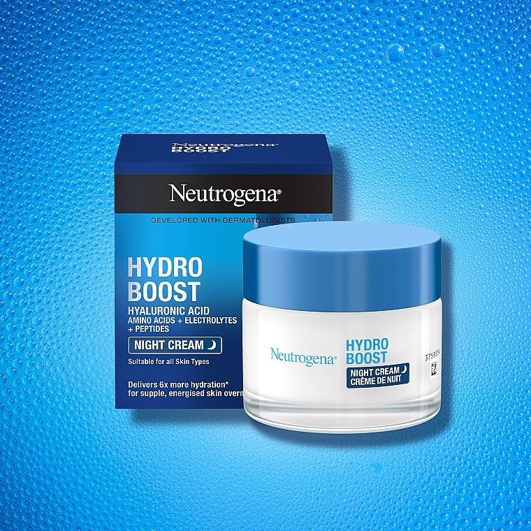 Nawilżający krem do twarzy na noc - Neutrogena Hydro Boost Sleeping Cream — Zdjęcie N5