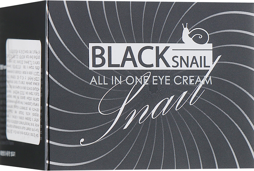 Krem pod oczy z mucyną czarnego ślimaka - FarmStay All-In-One Black Snail Eye Cream — Zdjęcie N1