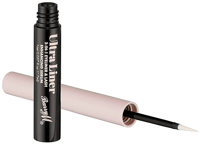 Eyeliner i serum na porost rzęs 2w1 - Barry M Ultra Liner 2-in-1 Eyeliner & Lash Enhancing Serum — Zdjęcie N2