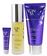 Zestaw - Yon-Ka Age Correction Advanced Optimizer Firming Program (f/cr/40ml + f/ser/30ml + b/gel/5ml) — Zdjęcie N1