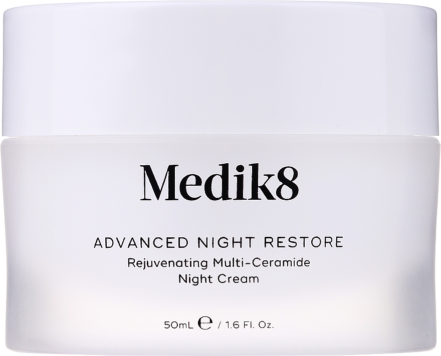 Odmładzający multiceramidowy krem ​​do twarzy na noc - Medik8 Advanced Night Restore Rejuvenating Multi-Ceramide Night Cream — Zdjęcie N1