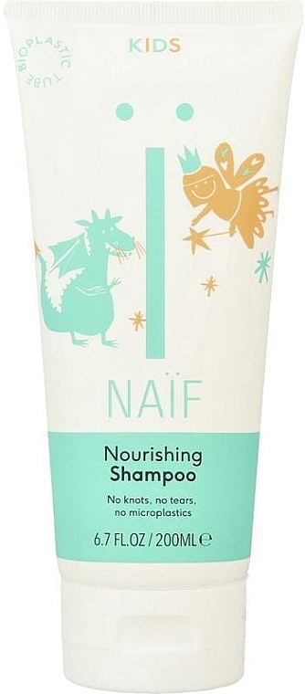 Szampon dla dzieci ułatwiający rozczesywanie włosów - Naif Kids Nourishing Shampoo — Zdjęcie N1