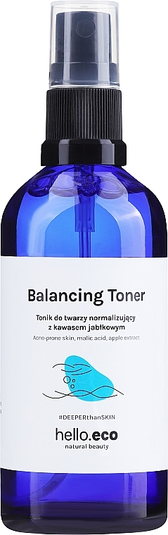 PRZECENA! Normalizujący tonik do twarzy - Hello Eco Face Tonic * — Zdjęcie N1