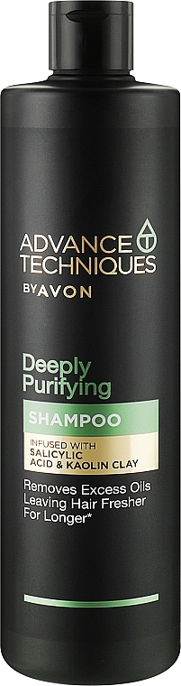 Głęboko oczyszczający szampon do włosów - Avon Advance Techniques Deeply Purifying Shampoo — Zdjęcie N1