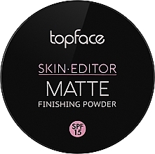 Kompaktowy puder do twarzy - Topface Skin Editor Matte Powder — Zdjęcie N2
