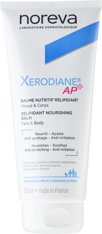 Odżywczy balsam przeciw potowi do twarzy i ciała - Noreva Laboratoires Xerodiane AP+ Relipidant Nourishing Balm — Zdjęcie N2