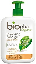 Kup Żel do mycia rąk bez mydła o zapachu słodkiej pomarańczy - Biopha Organic Cleansing Hand Gel Sweet Orange